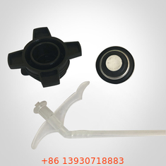 1Inch Gun Type Pu Foam Spray Can Valve พร้อมท่อและฝาปิดสำหรับกระป๋องวัสดุก่อสร้าง