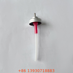 L Actuator Aluminium Metered Aerosol Valve สำหรับกระป๋องสเปรย์เครื่องสำอาง