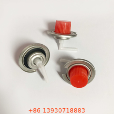 OEM วาล์วแก๊สบิวเทนแคมป์ปิ้งที่ยอมรับได้พร้อมฝาแดงขนาดกะทัดรัด