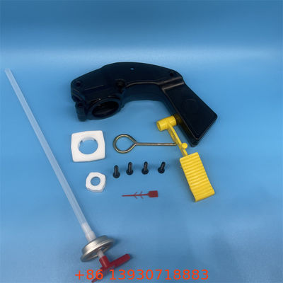 วาล์วเครื่องดับเพลิงอุตสาหกรรมที่มีเลเวอร์ตัวดําเนินยาวและท่อดํา