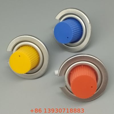 วาล์วเตาแก๊สบิวเทนขนาด 1 นิ้ว พร้อมฝาปิด สำหรับเตาแคมป์ปิ้งแบบพกพา