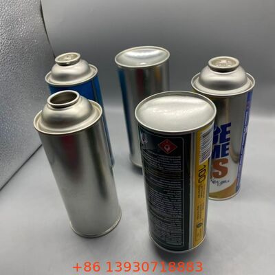 คาเซ็ตก๊าซความดันสูง 18-21 บาร์ Aerosol ข้างว่างกระป๋องกระป๋อง 65mm 57mm