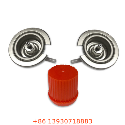 OEM แคมป์ปิ้งแบบพกพาแก๊สวาล์วแก๊สกระป๋องวาล์วพร้อม Buna Gasket
