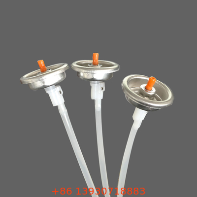 Orange Stem 360 องศาสเปรย์สเปรย์วาล์วเหล็กวิลาดสำหรับกระป๋องดูแลรถยนต์