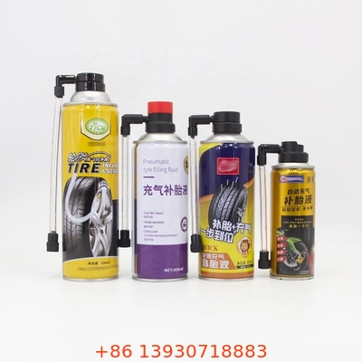 Anti Puncture Aerosol Spray Cap Tyre Sealat Inflator สำหรับซ่อมรอยเจาะ