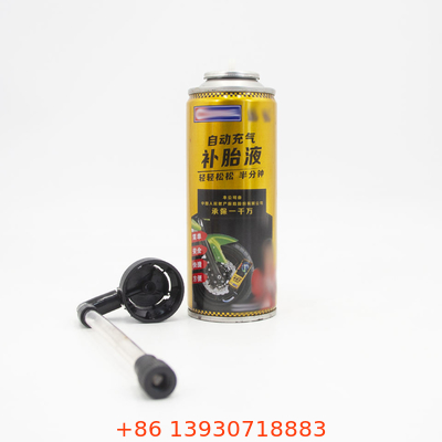 ยางซ่อม Inflator สเปรย์หมวกไม่มีการกัดกร่อน OEM Accepptable