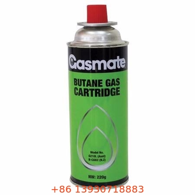 กระป๋องแก๊สบิวเทนแบบรีฟิลแบบกำหนดเอง Go Outdoors Anti Corrosion