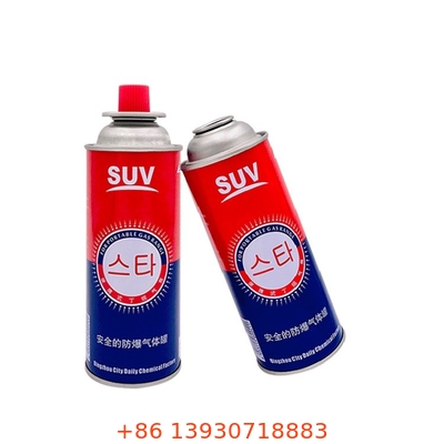 กระป๋องแก๊สบิวเทนแบบรีฟิลแบบกำหนดเอง Go Outdoors Anti Corrosion