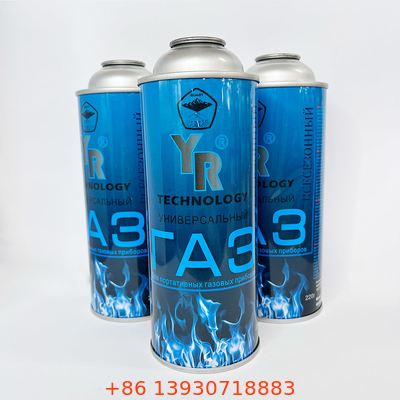 กระป๋องแก๊สบิวเทนเชื้อเพลิงโพรเพน 65*158 มม. ประเภทอุปกรณ์เสริม