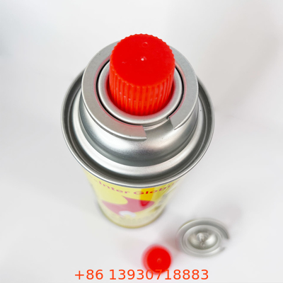 CMYK Printing Mini 220g ตลับก๊าซบิวเทนสำหรับการตั้งแคมป์บาร์บีคิว