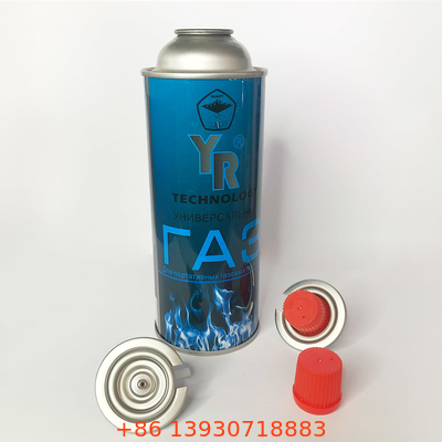 Tinplate Camping Cartridge Butane Gas Valve หนึ่งนิ้วยาวใช้ชีวิต