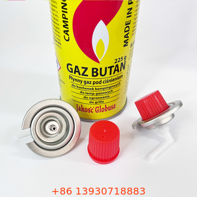แผ่นเหล็กวิลาดผนังตรง 220g กระป๋องแก๊สบิวเทนสำหรับทำอาหารอบ