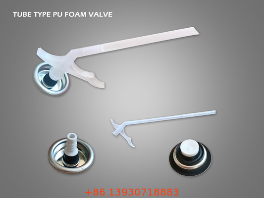 OEM ODM Tube Type สเปรย์วาล์วสเปรย์วาล์ว PU Foam Valve Straw
