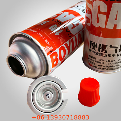Dia 65mm Camping Butane Gas Canister 400ml Butane Stove Canister