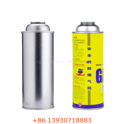 กระป๋องเชื้อเพลิงบิวเทนสำหรับทำอาหารกลางแจ้งความจุ 400 มล. สำหรับเตาตลับ