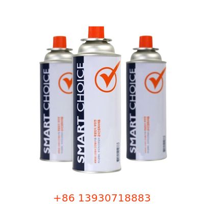 CMYK Printing กระป๋องแก๊สบิวเทนรีฟิลสำหรับเตาแคมปิ้ง ความจุ 400ml