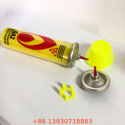 เติมแก๊ส Tinplate Butane Camping ขนาดกะทัดรัดสำหรับการใช้งานขณะเดินทาง