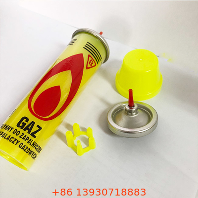 เติมแก๊ส Tinplate Butane Camping ขนาดกะทัดรัดสำหรับการใช้งานขณะเดินทาง