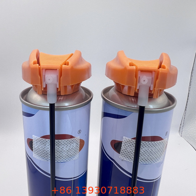 3.30 มม ท่อ กว้างภายนอก Aerosol Spray Nozzle with Extension Tube Nozzle ความกว้าง 50.13 มม