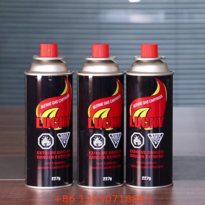 กระป๋องก๊าซบูแตน - สินค้าที่มีสี CMYK 4 และสี Panton