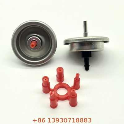 วาล์วเครื่องจุดไฟก๊าซบูเทนแบบใน Buna Gasket สําหรับเครื่องจุดบุหรี่ที่มีถ้วยติดตั้ง