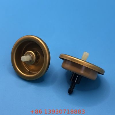 วาล์วโฟมสเปรย์อะลูมิเนียมสีเงิน/ทอง 1 นิ้ว สำหรับสเปรย์มูสจัดแต่งทรงผม