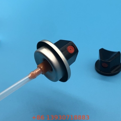 วาล์วสีสเปรย์โลหะสําหรับการส่งออกสิงคโปร์ พร้อมช่องโฮสติ้ง ф2.0×ф0.33mm