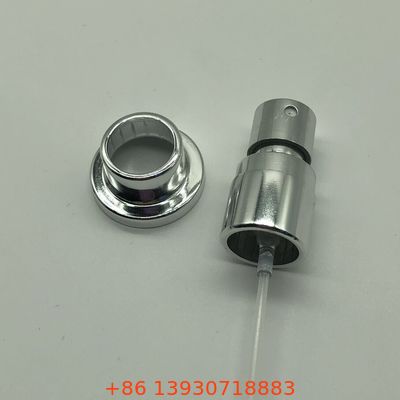 ปั๊มน้ำหอมสีเงินที่ออกแบบมาอย่างแม่นยำ พร้อมละอองสม่ำเสมอ ควบคุมได้ และทนทานต่อการเกิดคราบด้วยผิวโลหะ