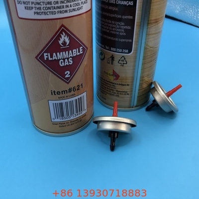 พลาสติกหรือโลหะ Stem Gas Lighter Refill Valve สําหรับเครื่องจุดไฟบูเทนทั่วไป
