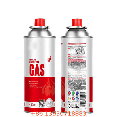 วาล์วสเปรย์สำหรับเตาบิวเทน พร้อมฝาครอบป้องกันสีแดง และปุ่มควบคุมการไหลที่แม่นยำ