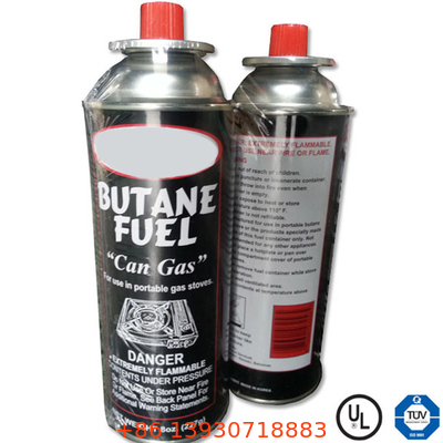 220g และ 227g กระป๋องก๊าซบุเทน 1 X เนื้อหาของแพ็คเกจสําหรับก๊าซบุเทนและก๊าซโปรแปน