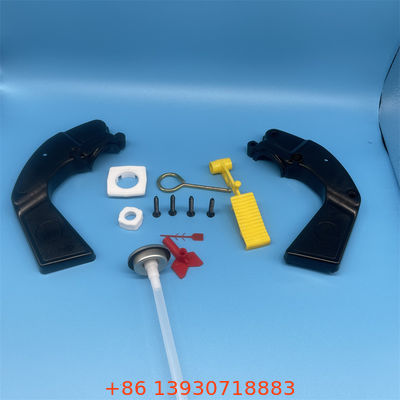 วาล์วเครื่องดับเพลิงอุตสาหกรรมที่มีเลเวอร์ตัวดําเนินยาวและท่อดํา