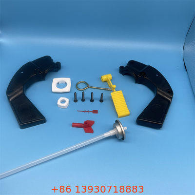 วาล์วเครื่องดับเพลิงอุตสาหกรรมที่มีเลเวอร์ตัวดําเนินยาวและท่อดํา