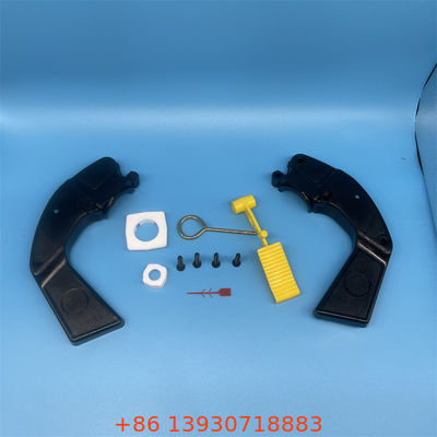 วาล์วเครื่องดับเพลิงอุตสาหกรรมที่มีเลเวอร์ตัวดําเนินยาวและท่อดํา