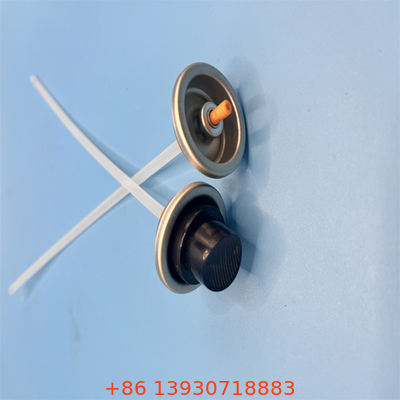 สีสเปรย์ธรรมชาติมาตรฐาน Aerosol Valve Clear Lacquered Tinplate Mounting Cup