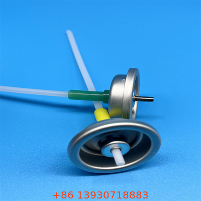 อลูมิเนียม Universal Button Actuator Measured Aerosol Valve Mist Spray Pattern ตัวอย่างฟรี