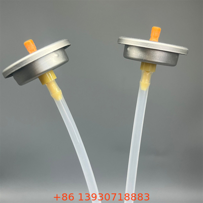 วาล์วฟองการโกนที่เหมาะสมทั่วไปสําหรับกระป๋องแอโรโซลหลายแบรนด์ที่มีการควบคุมการไหลที่ปรับได้