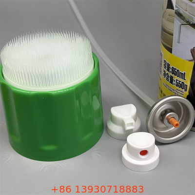 วาล์วเครื่องทําความสะอาดฟองคอมแพคท์สําหรับนักเดินทางที่มีการออกแบบกันการรั่ว