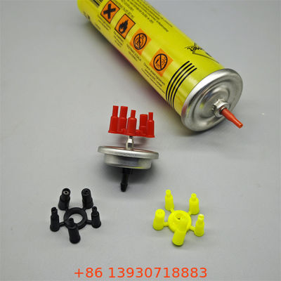 วาล์วเติมแก๊สไฟแช็กประสิทธิภาพสูงพร้อมอะแดปเตอร์สำหรับใช้งานหนัก ทนต่อแรงดันสูง