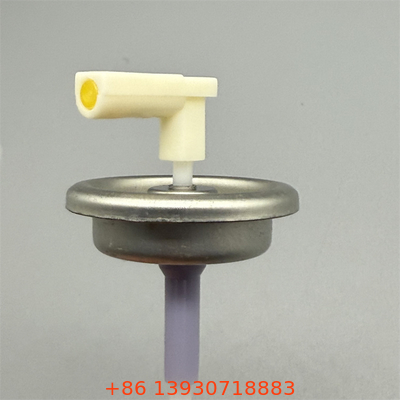 วาล์วละอองลอยแบบมีมิเตอร์ที่ลงทะเบียน NSF H1 สำหรับสารหล่อลื่นเครื่องจักรอาหาร พร้อมการออกแบบสุขอนามัยและคุณสมบัติการหล่อลื่นที่ไม่เป็นพิษ