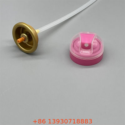 วาล์วสเปรย์ระงับกลิ่นกายอะลูมิเนียม 53 มม. สำหรับผลิตภัณฑ์ดูแลผิวกาย