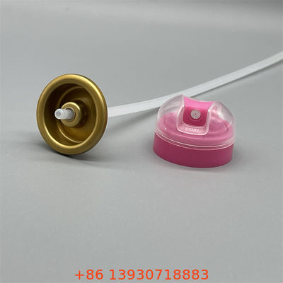 เครื่องล้างกลิ่น Aerosol Can Valve Spray Valve สําหรับการใช้งานดูแลบุคคล ด้วยผลงานการจัดสรรที่น่าเชื่อถือ