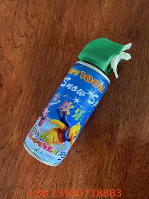 วาล์วและแอคทูเอเตอร์สเปรย์หิมะแบบ 4 รู ป้องกันการรั่วซึม หัวฉีดเอฟเฟกต์ฤดูหนาวสำหรับงานตกแต่ง