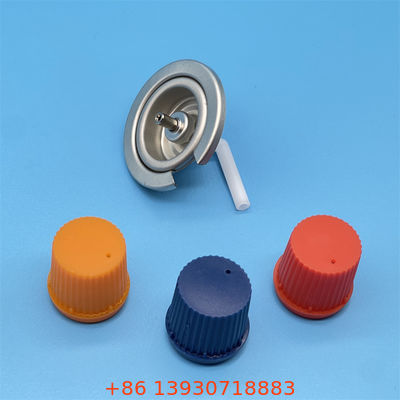 วาล์วเตาแก๊สบิวเทนพรีเมียมแม่นยำ พร้อมฝาครอบป้องกันสำหรับเตาตั้งโต๊ะ