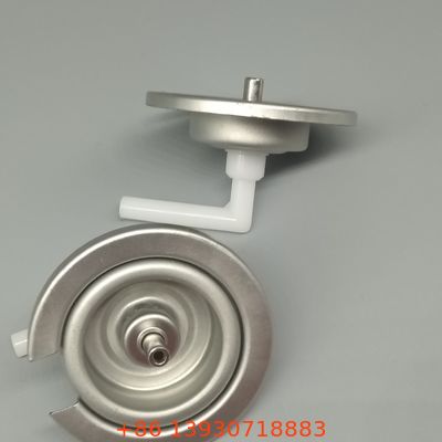 ตลับแก๊สบิวเทนพร้อมวาล์วและฝาปิดสำหรับเตาแคมป์ปิ้ง เดินป่า และปิกนิกกลางแจ้ง