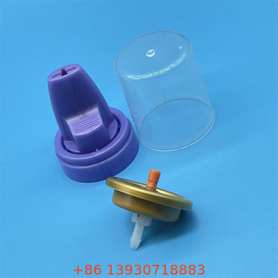 หัวผม Mousse วาล์วอัลลูมิเนียมกลับที่ให้บริการสเปรย์ด้านบน-ด้านล่างที่คง