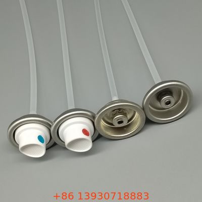 วาล์วพ่นสีแบบตัวเมียสำหรับใช้งานกับกระป๋องสเปรย์ วาล์วจ่ายสีป้องกันการรั่วไหลสำหรับใช้ในอุตสาหกรรมและงาน DIY