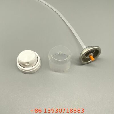 วาล์วสเปรย์แอร์โรโซลชามพูแห้งที่มีจมน้ําหมอก ultra-fine สําหรับการทํางานที่ไม่มีซากและการทํางาน 360 องศา