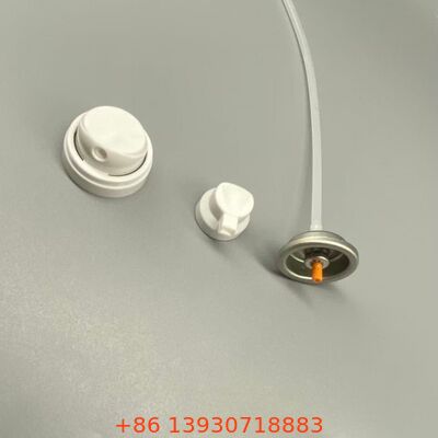 วาล์วสเปรย์แอร์โรโซลชามพูแห้งที่มีจมน้ําหมอก ultra-fine สําหรับการทํางานที่ไม่มีซากและการทํางาน 360 องศา