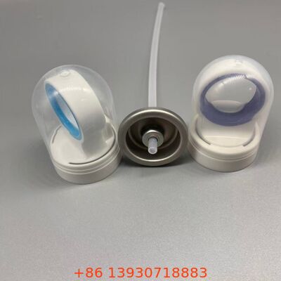 วาล์วระบายน้ําครีมกันแดด พร้อมผ้าคลุมอนามัย ปิดกันการรั่วและทํางาน 360 องศาสําหรับสเปรย์ป้องกันแดด